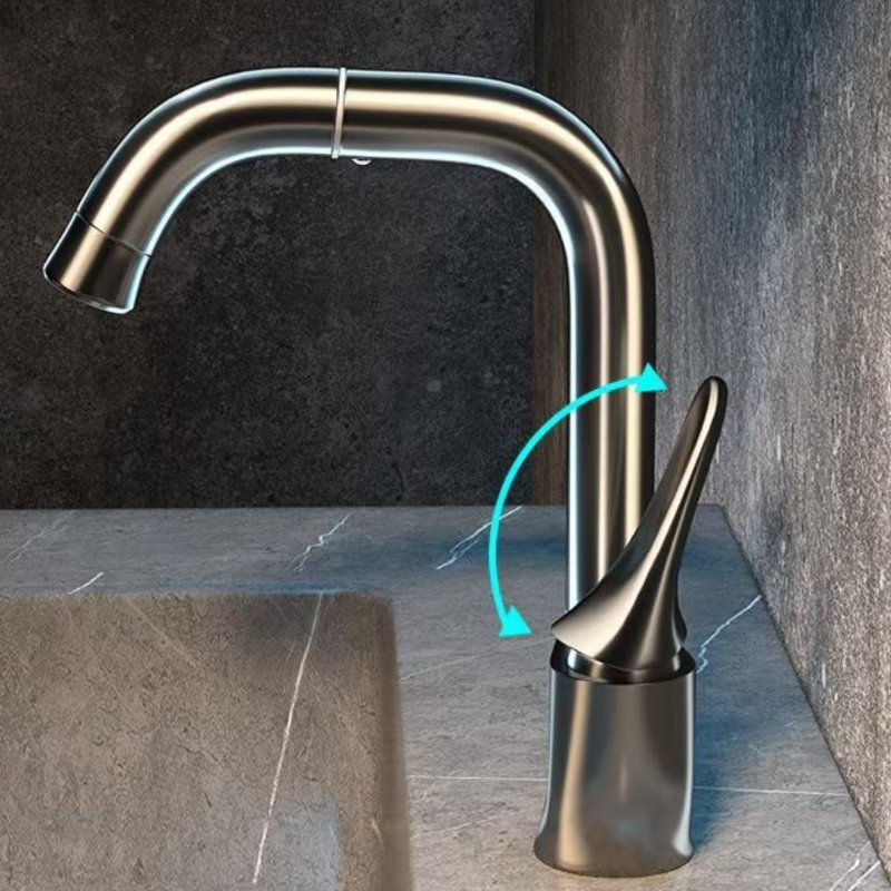 Basin Mixer Cartridge - Keran Wastafel Kuningan Multifungsi dengan Lapisan