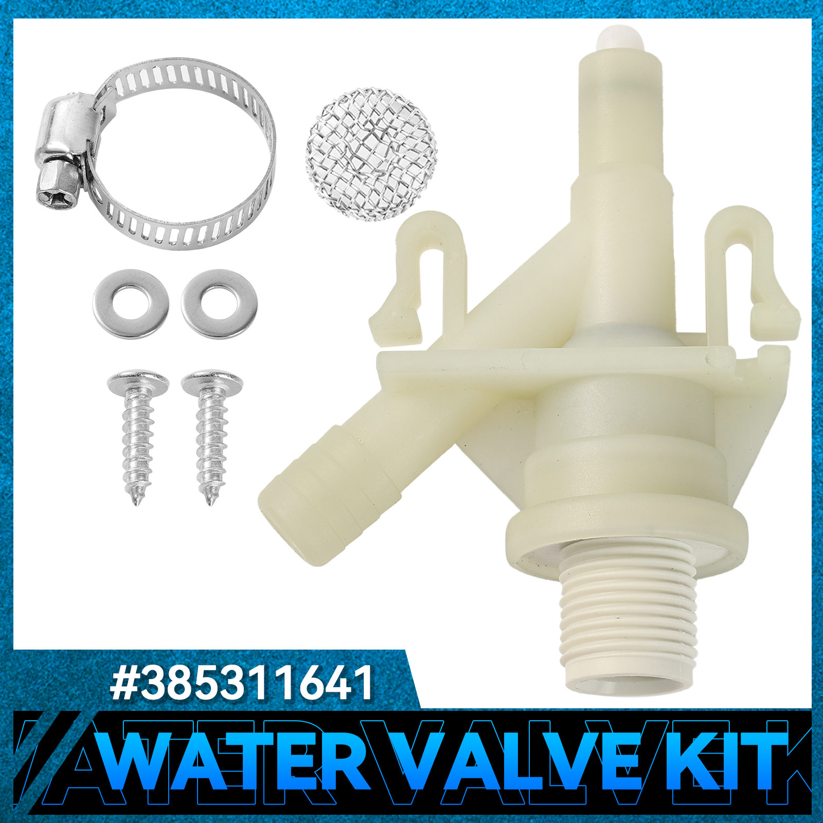 Toilet Fill Valve - Kit katup air Camper plastik RV