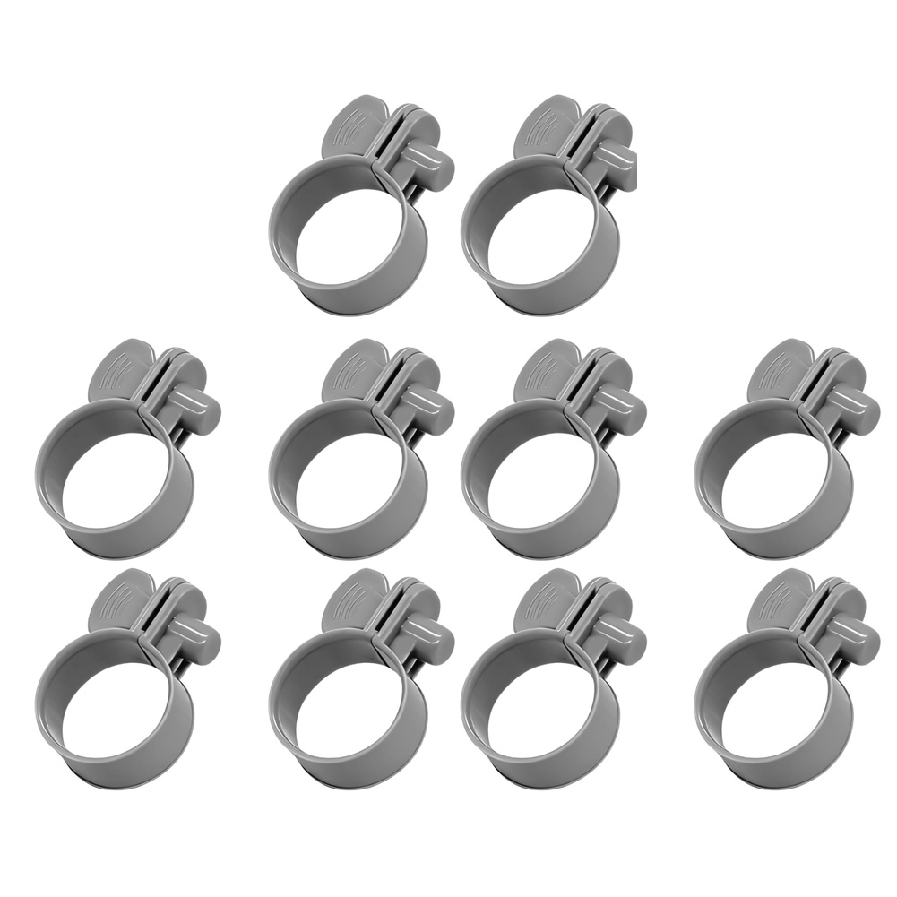 Plastic Pipe Clip - 4/10 Buah untuk Set Klem Selang