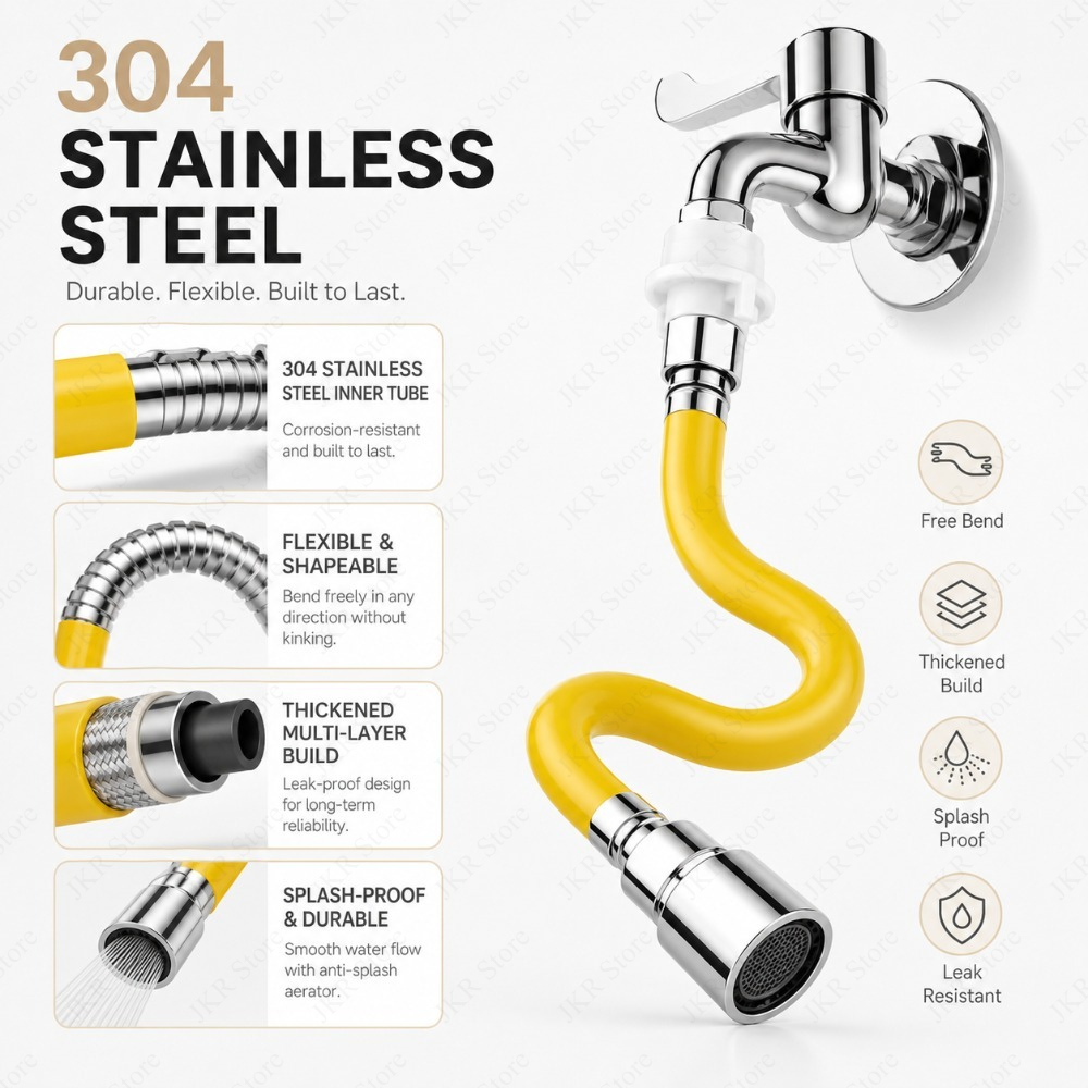 Flexible Hose Braided - Pemanjang Keran Stainless Steel yang Dapat