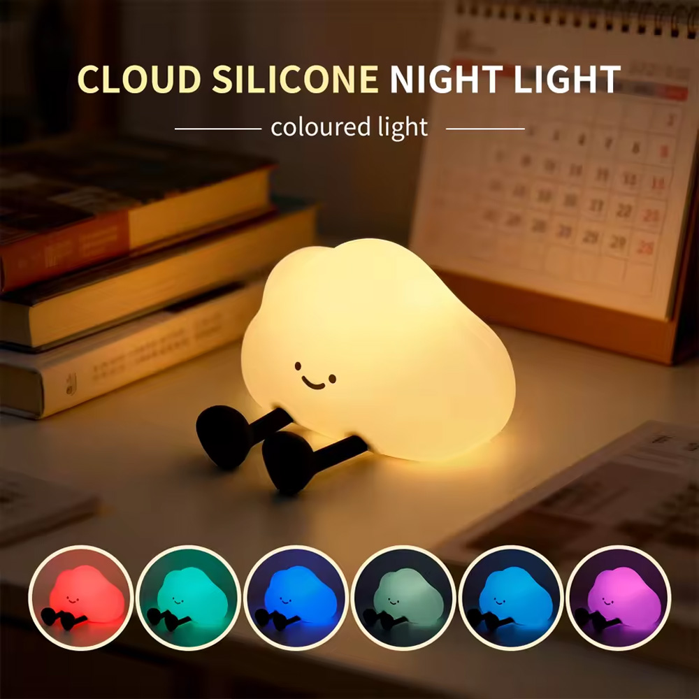 Silicone Tap Washer - Lampu Malam Silikon Bentuk Awan yang