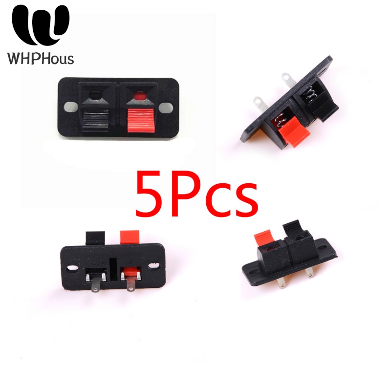 Push Fit Connector - 5Pcs 2 Posisi Konektor Terminal Push