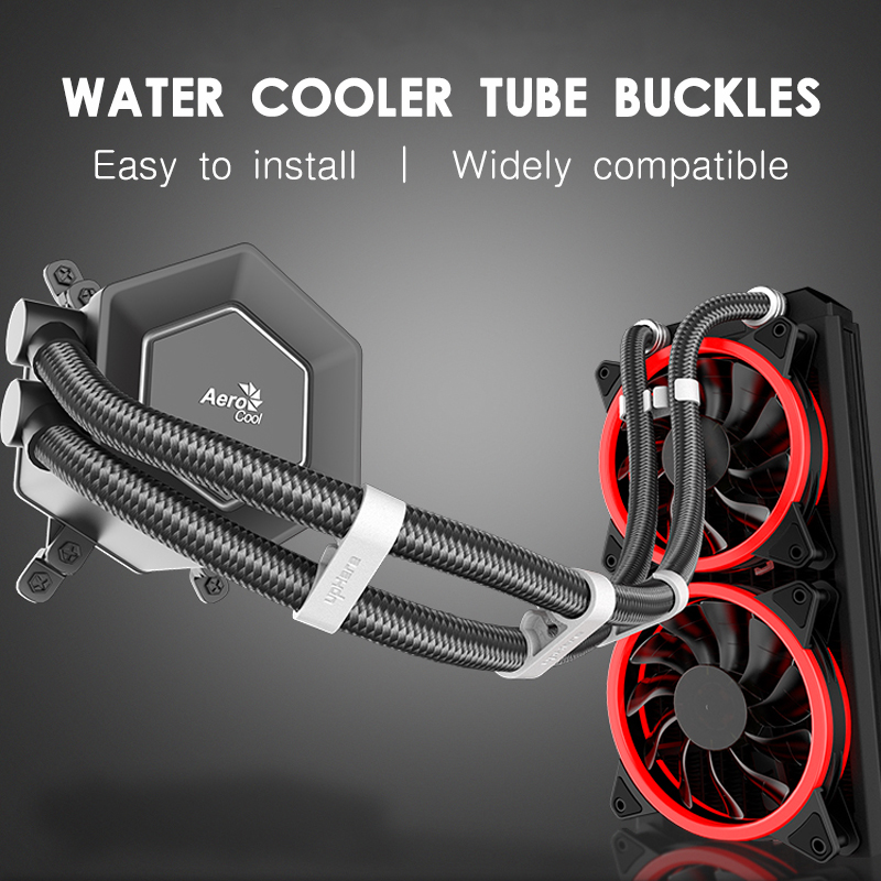 Plastic Pipe Clip - Jumpeak sisir pipa pendingin air komputer,