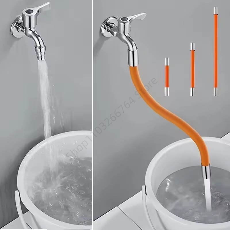 Flexible Hose Braided - 360 ° Ekstensi Keran Dapur Universal