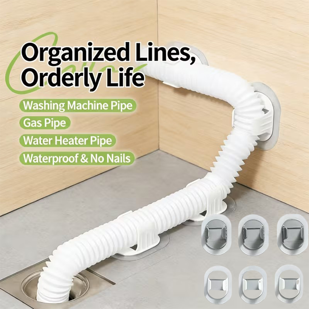 Drain Pipe Clip - Penyangga Pipa Pembuangan Mesin Cuci, Klip
