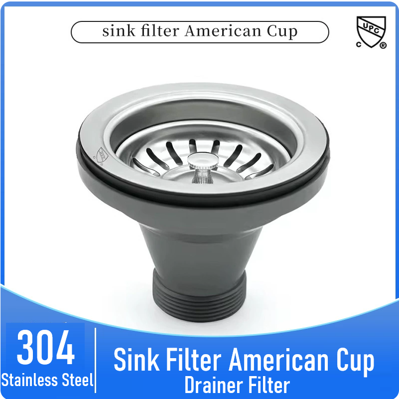 Overflow Pipe Clip - Filter wastafel cangkir Amerika baskom dapur