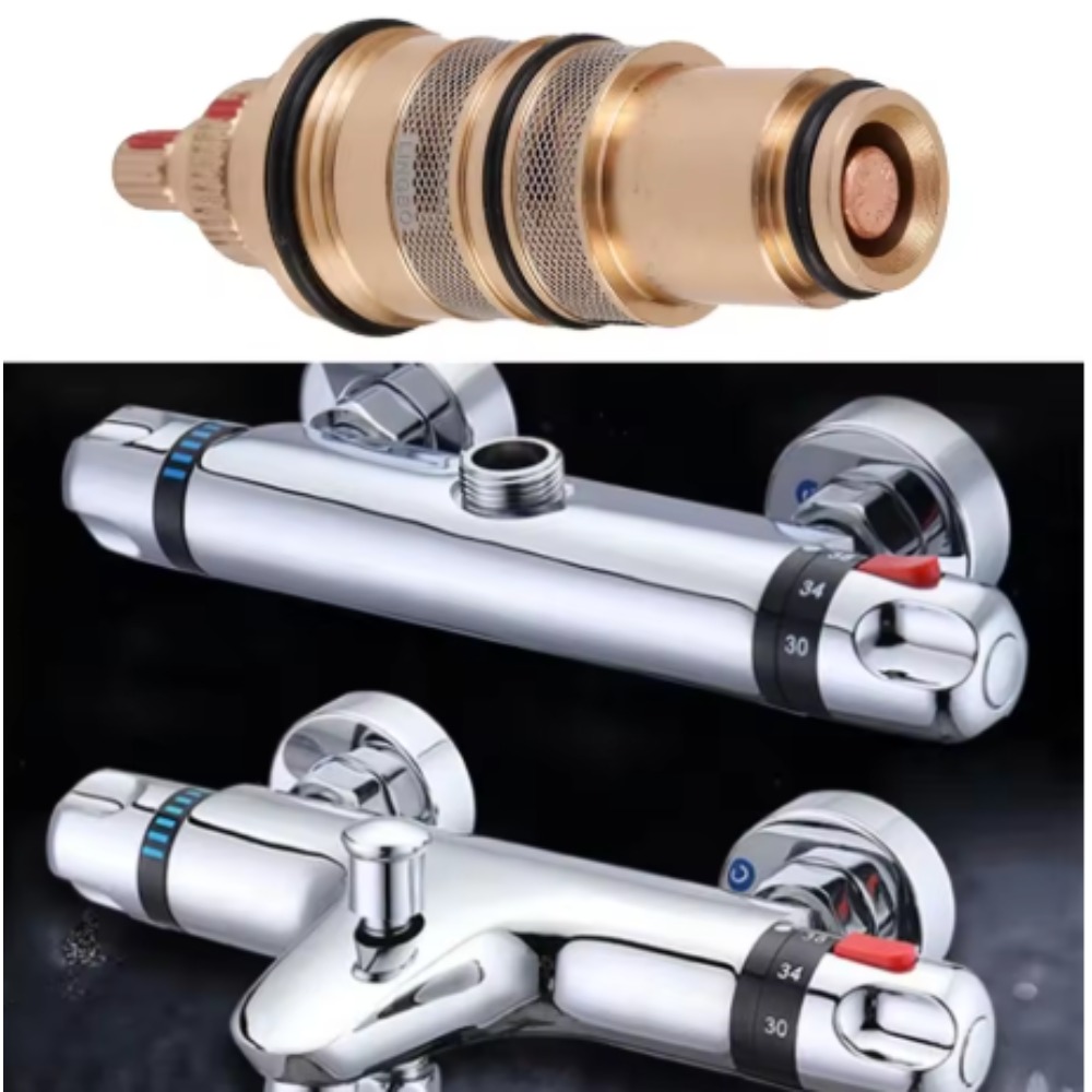 Shower Valve Cartridge - Kit Pengganti Kartrid Termostatik Shower Kuningan