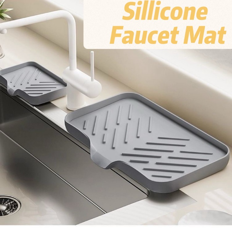 Silicone Tap Washer - Tempat Sabun Silikon Self Draining, Wadah
