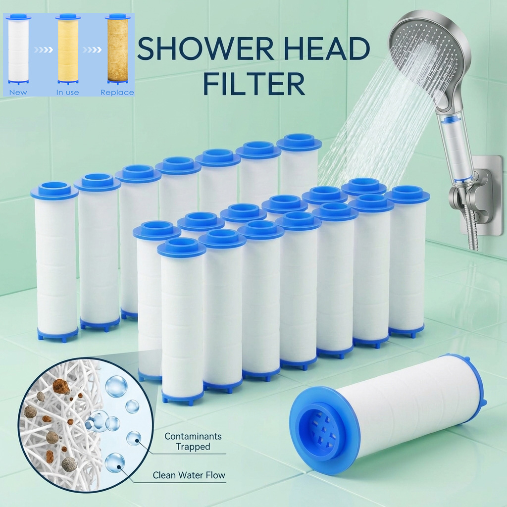 Shower Valve Cartridge - 20 Buah Kartrid Filter Pancuran Pengganti
