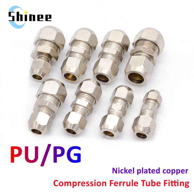 Compression Fitting Brass - Fitting Tabung Ferrule Kompresi 4 6
