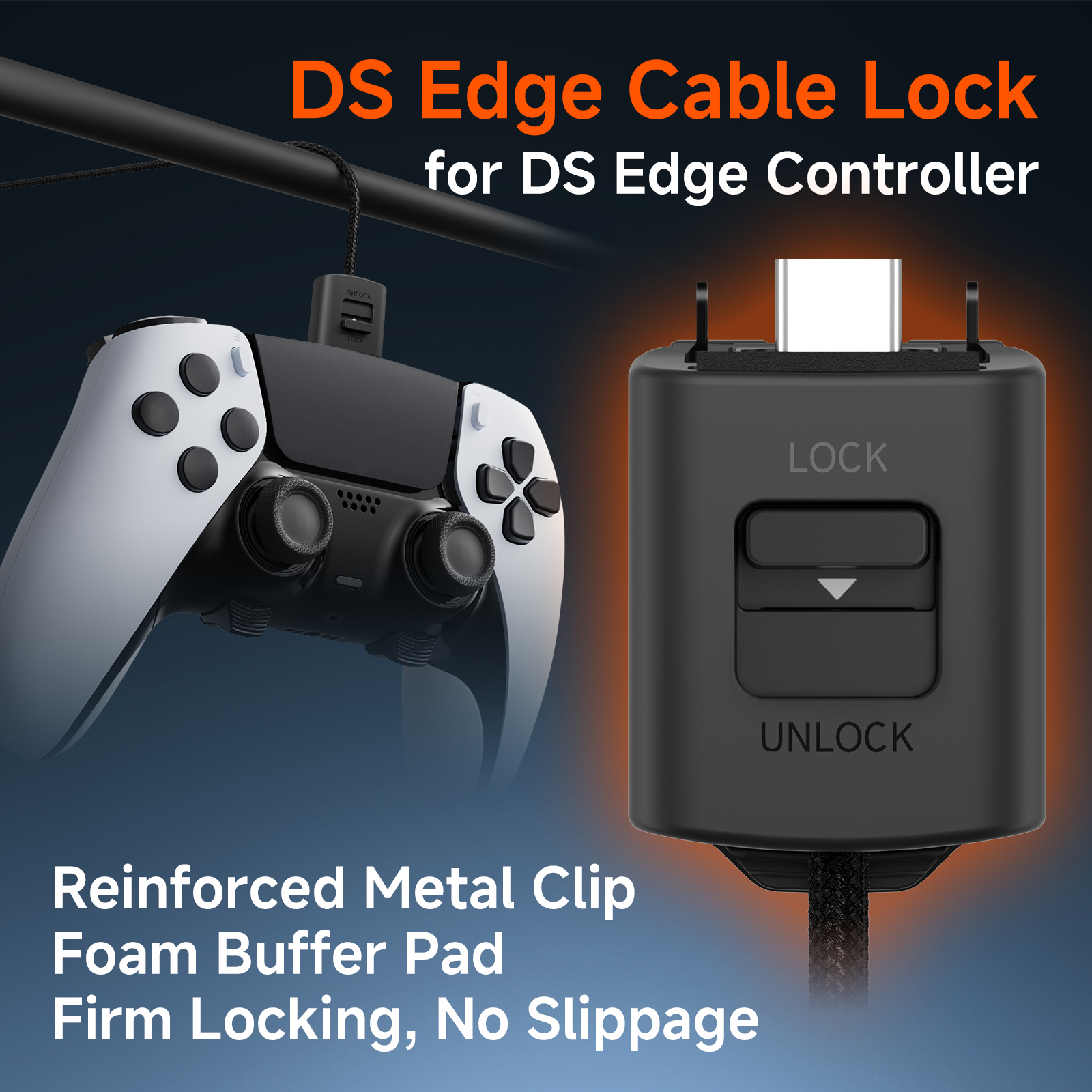 Push Fit Connector - Cocok untuk Pengontrol Elite PS5, Kabel