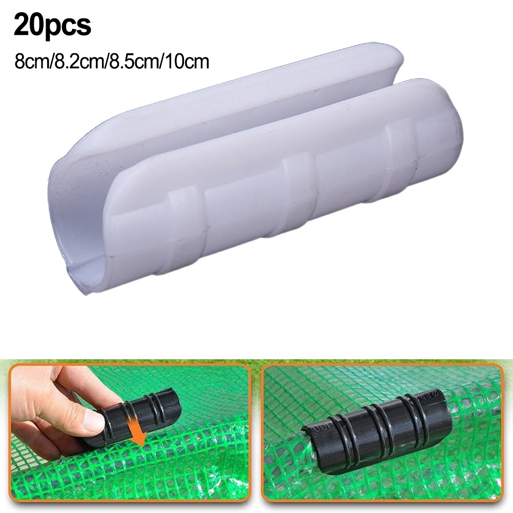 Plastic Pipe Clip - 20 Buah Klip Gesper Film Bingkai