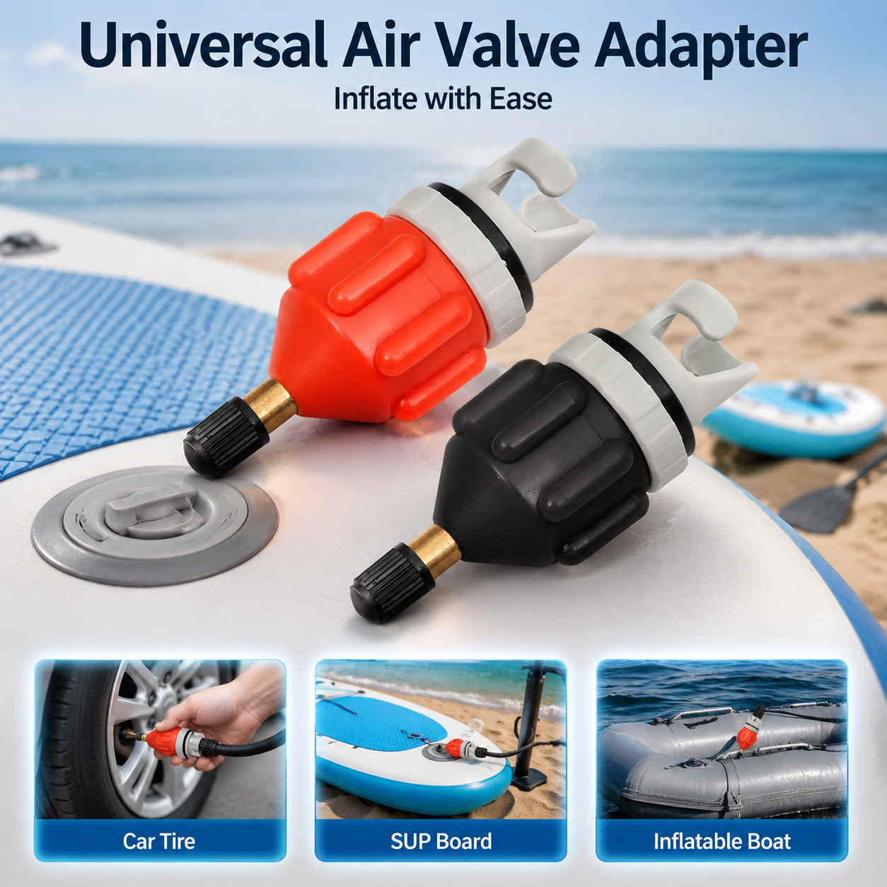 Float Ball Valve - Adaptor Pompa SUP Universal Konverter Katup