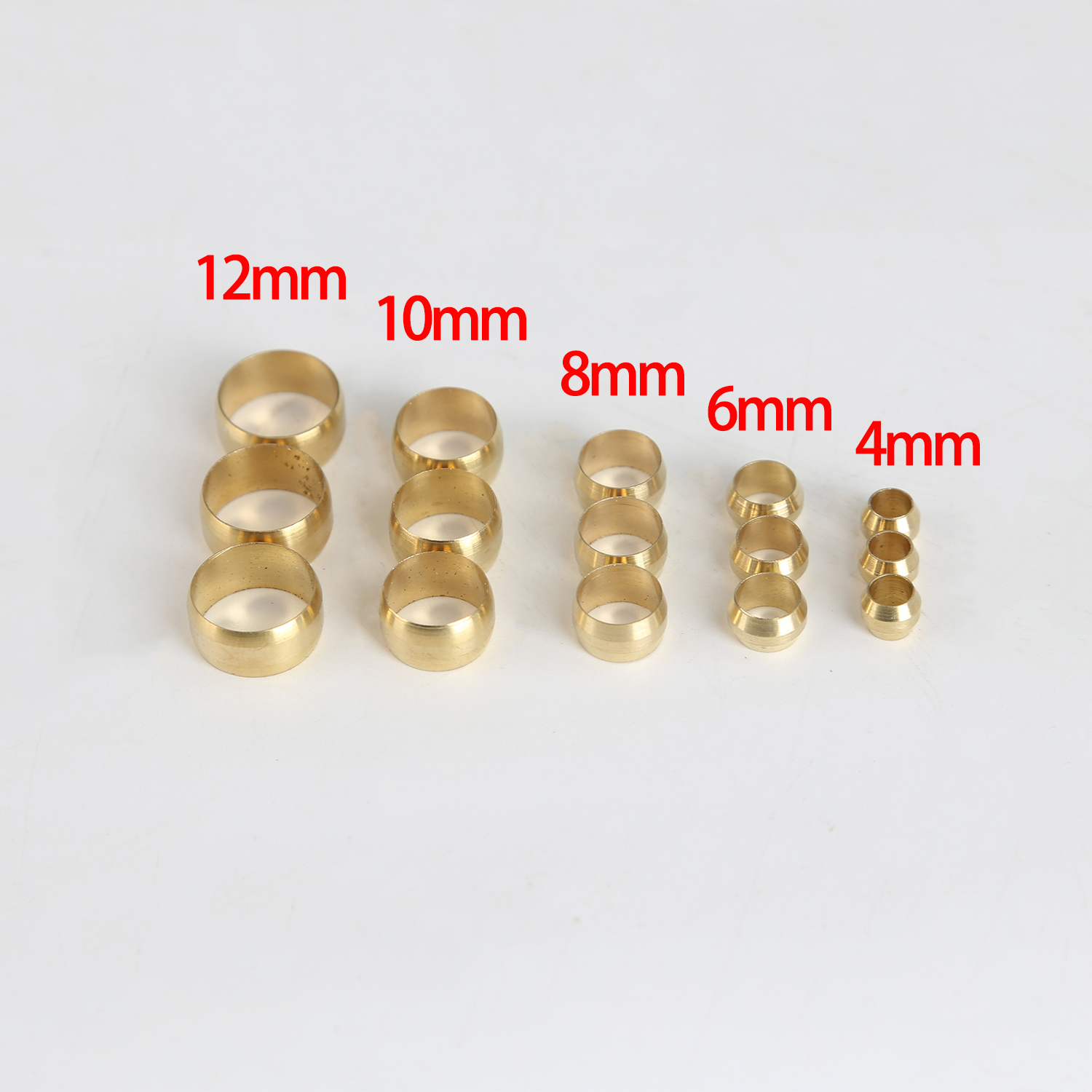 50pc Brass Double Taper Ferrul - Compression Fitting Brass ulasan dan harga