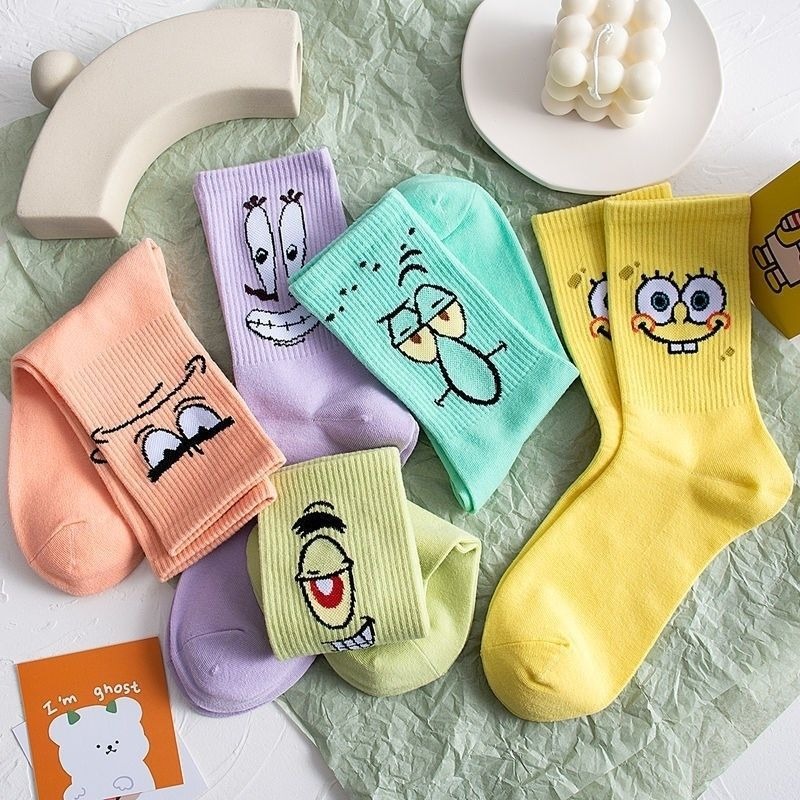 Kaus Kaki Katun SpongeBob Squa - Pipe Bending Spring ulasan dan harga