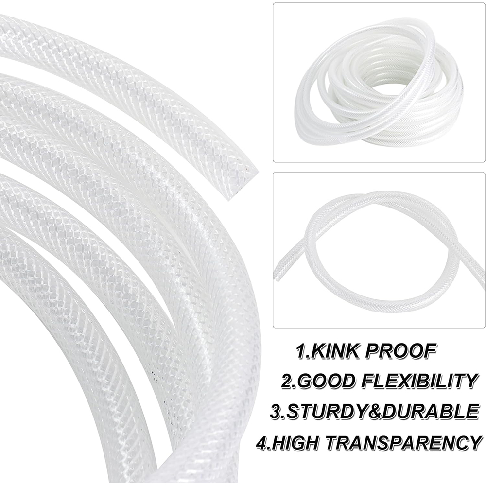 Tabung vinil PVC bening kepang - Flexible Hose Braided ulasan dan harga