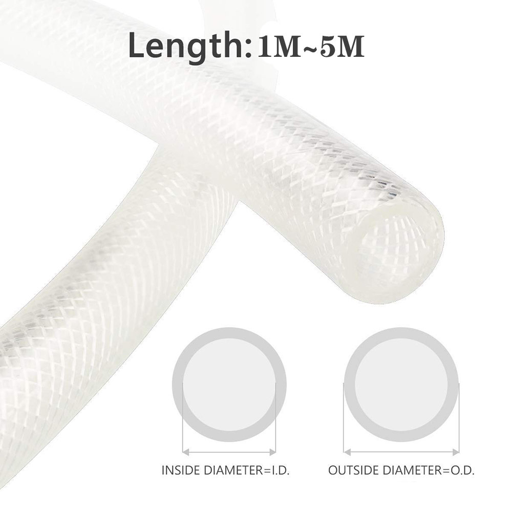 Tabung vinil PVC bening kepang - Flexible Hose Braided ulasan dan harga