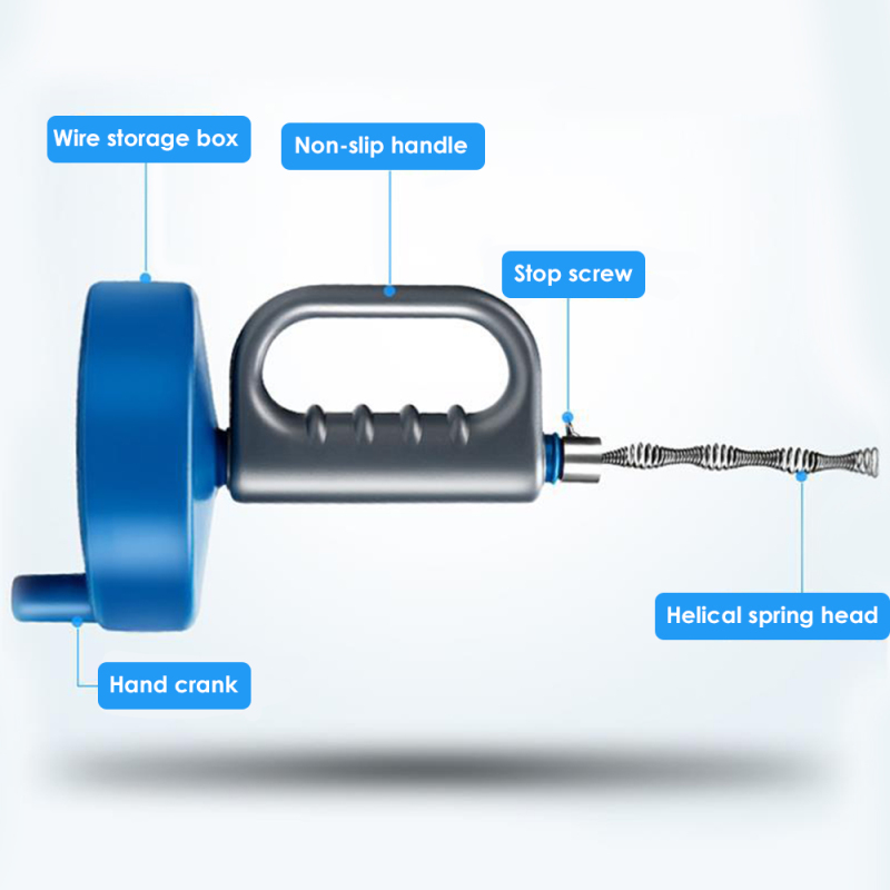 10M Drain Unblocker Batang Fle - Drain Snake Flexible ulasan dan harga