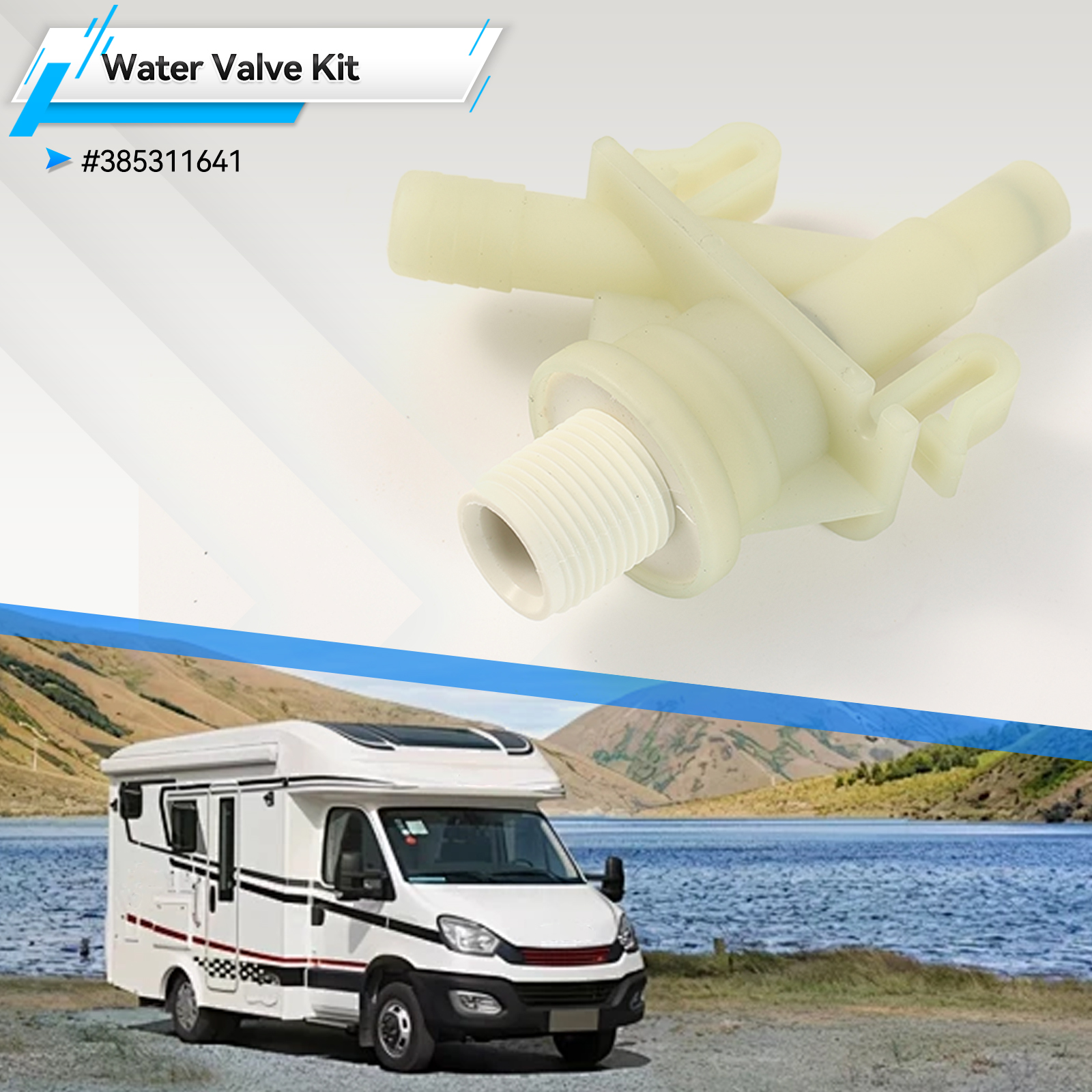 Kit katup air Camper plastik R - Toilet Fill Valve ulasan dan harga