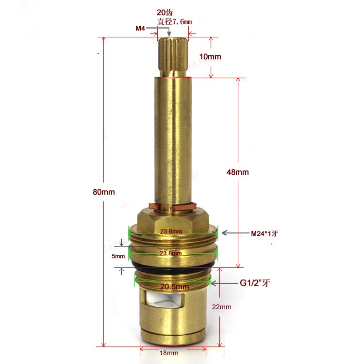 MTTUZK Semua Tembaga G1/2 