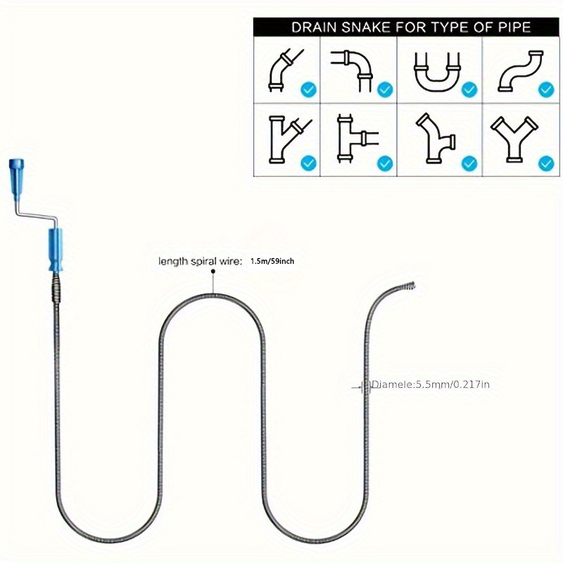 Pembersih Saluran Air Fleksibe - Drain Snake Flexible ulasan dan harga