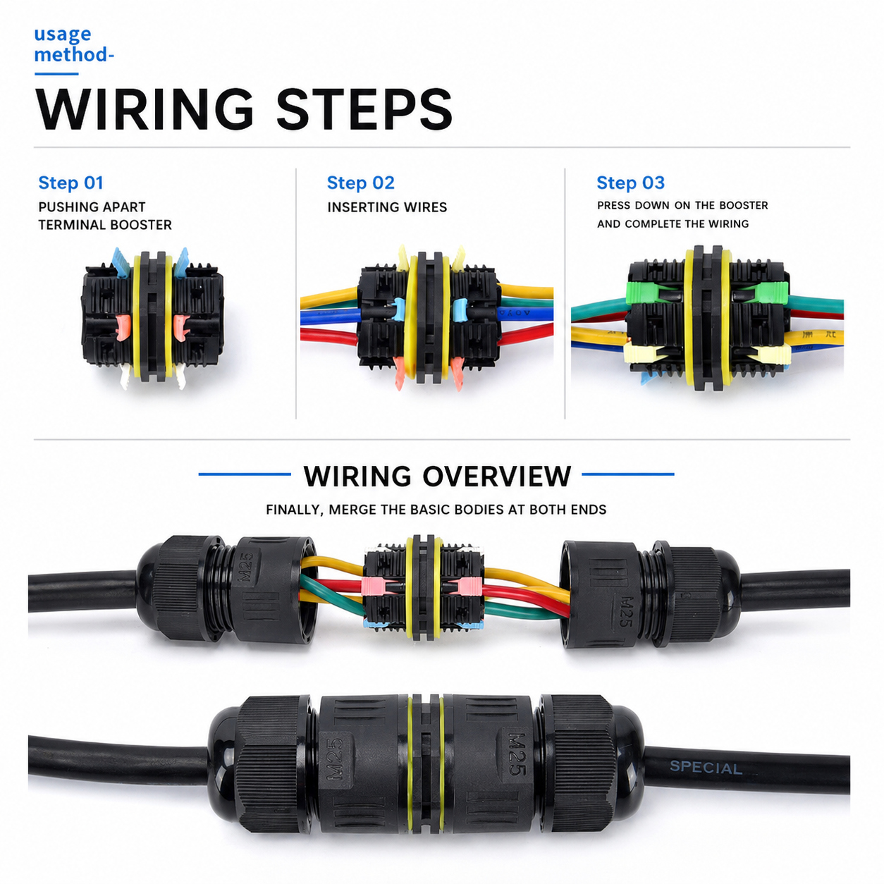Konektor Kabel Cepat Tahan Air - Push Fit Connector ulasan dan harga