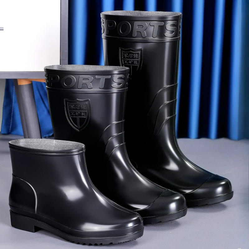 Sepatu Bot Hujan Pria Sepatu B - Pipe Bending Spring ulasan dan harga
