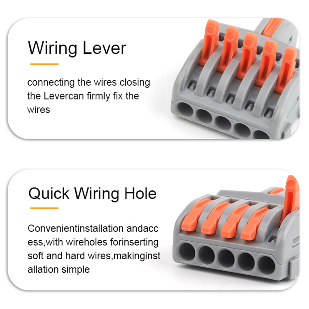10/100 Buah Konektor Kabel Lis - Push Fit Connector ulasan dan harga