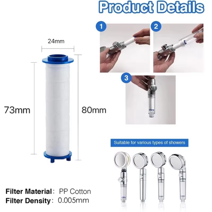 10 Buah Kartrid Filter Katun P - Shower Valve Cartridge ulasan dan harga