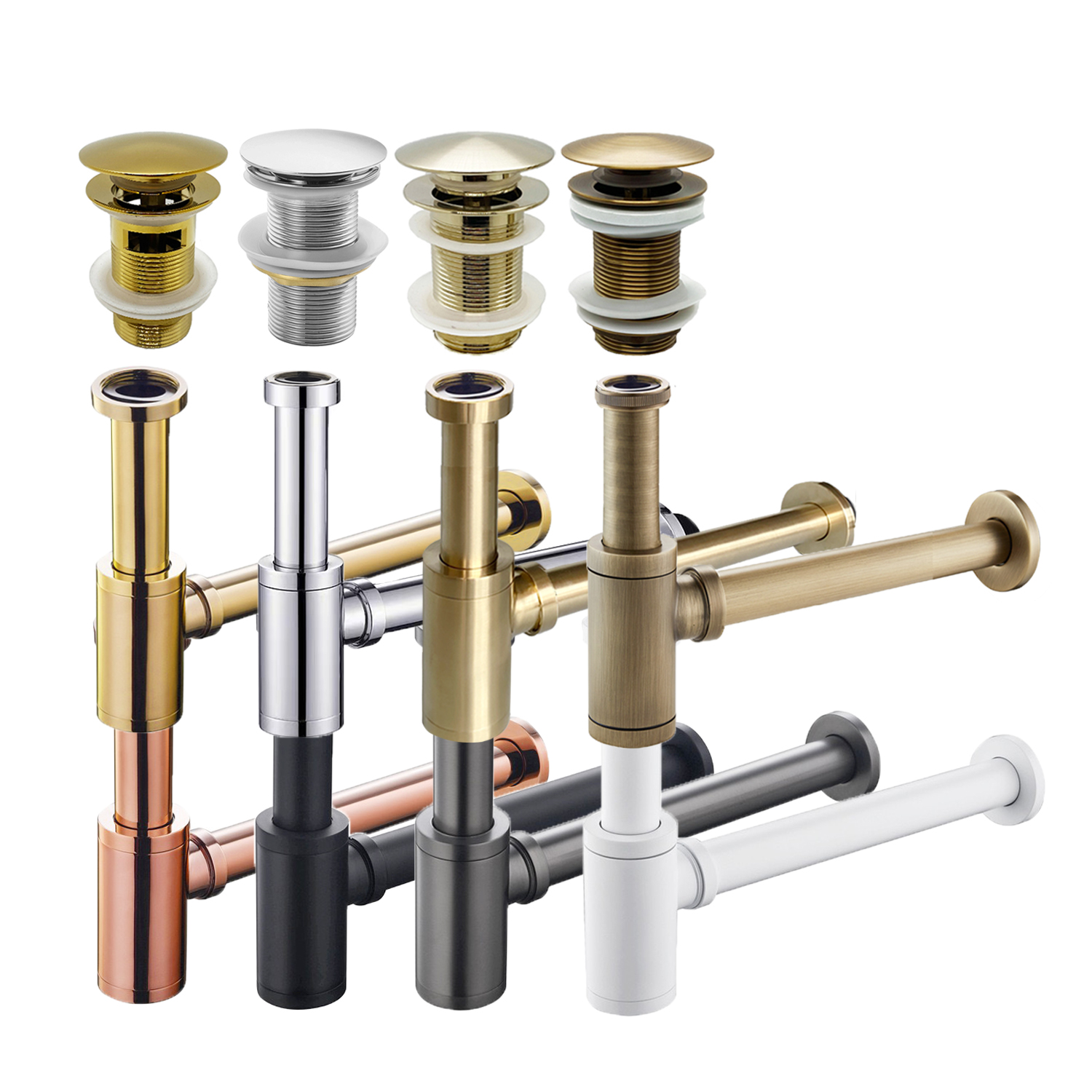 Wastafel Kamar Mandi Botol Per - Drain Pipe Clip ulasan dan harga