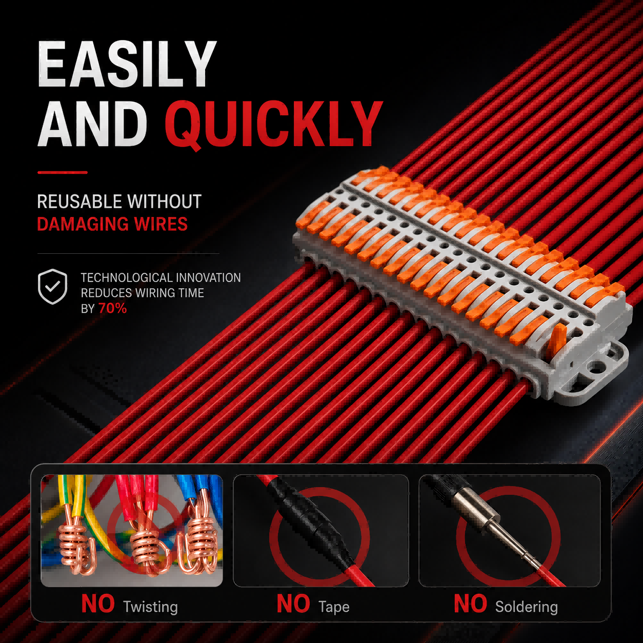 Konektor Kabel 2-30 Pin, Termi - Push Fit Connector ulasan dan harga