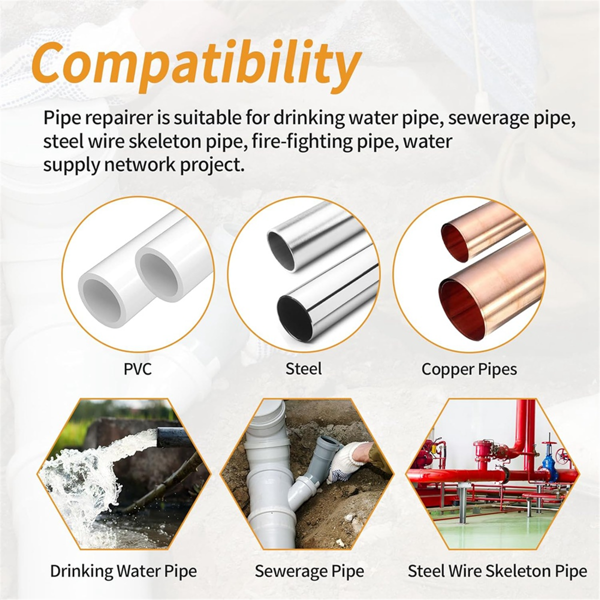 A002 Kit Klem Perbaikan Pipa-K - Plastic Pipe Clip ulasan dan harga