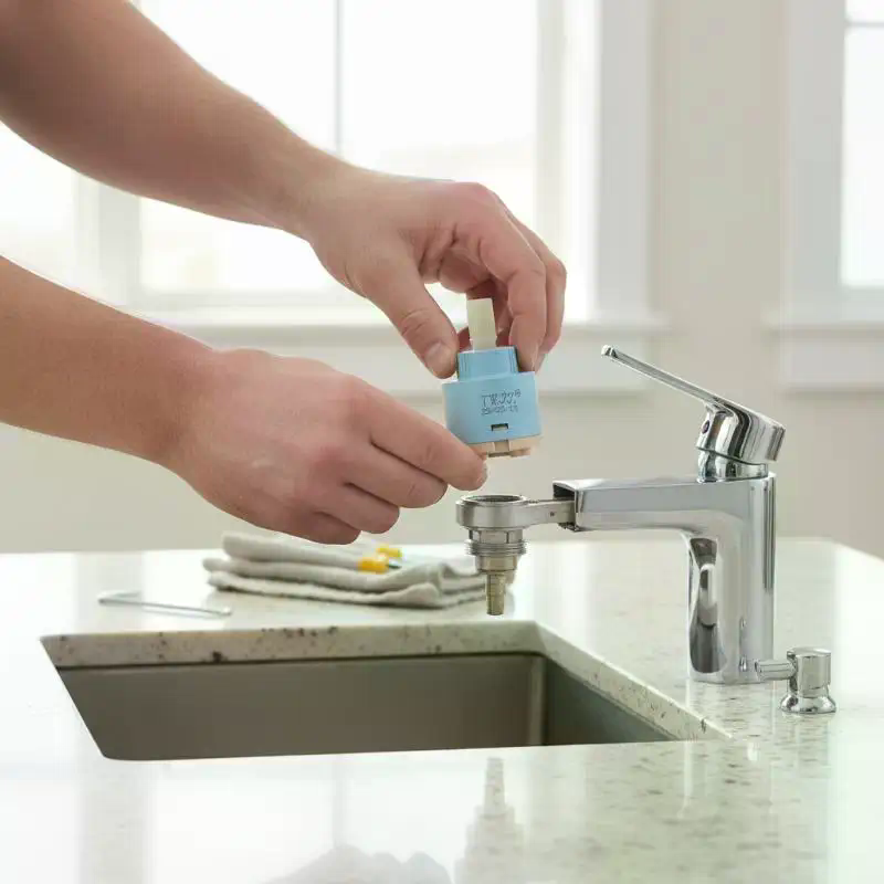 1 Buah Kartrid Keramik Plastik - Basin Mixer Cartridge ulasan dan harga
