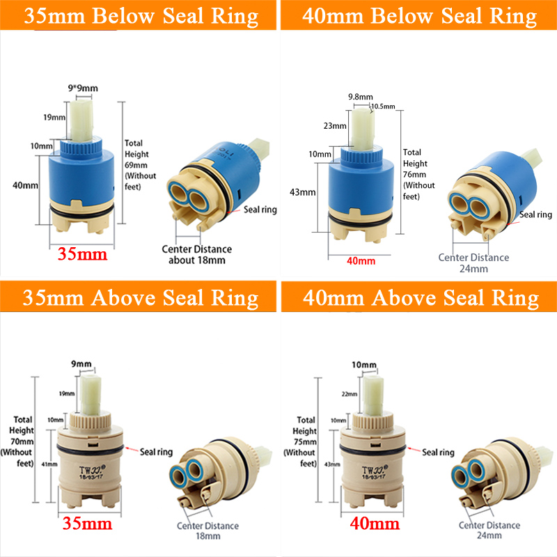 Tekan Pencampuran Tinggi Spool - Basin Mixer Cartridge ulasan dan harga