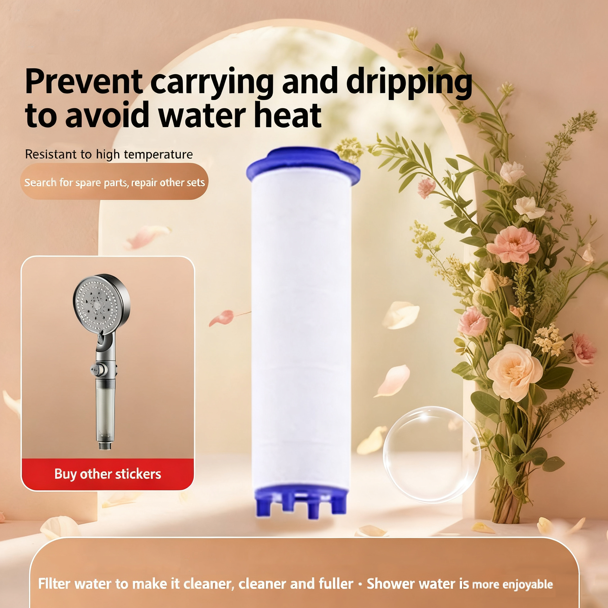 5/10 Buah Filter Pancuran Meni - Shower Valve Cartridge ulasan dan harga